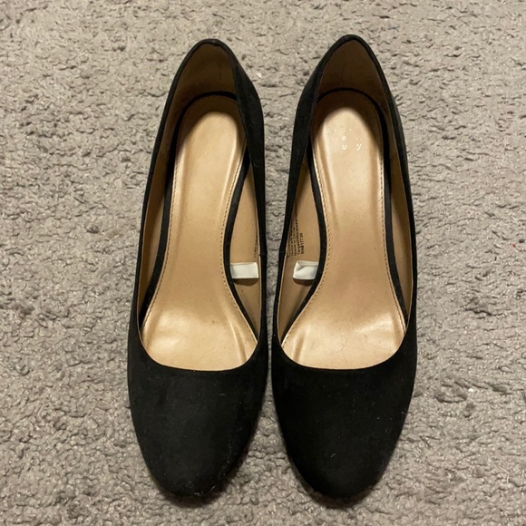 Shoes - Black wedge heel
